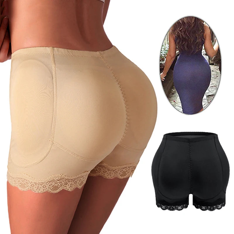 Body Shaper Underwear with Hips Pads Filler Sexy Big Butt Enhancer Control Panties Belly Smooth Shapewear Fake Buttock plus Size